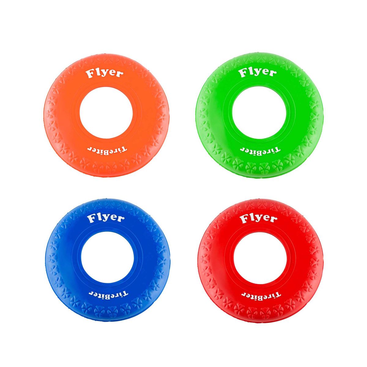 ENERGY PLUS - 4 Frisbee Goma Perros: Ideal Adiestramiento