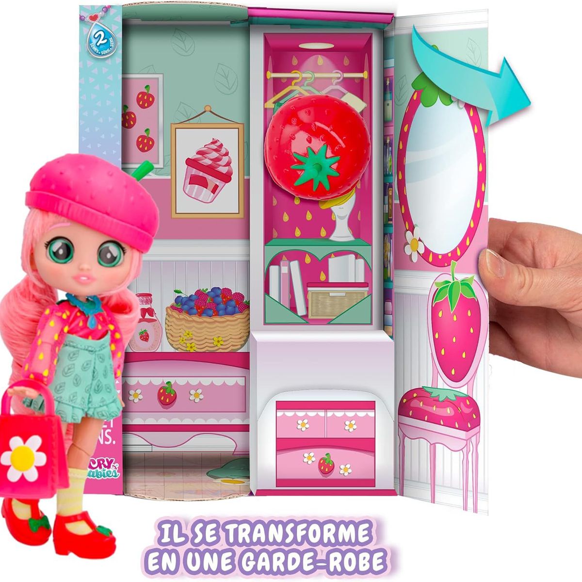 CRY BABIES - Muñeca Bff By Cry Babies Ella 7.8 Pulgadas