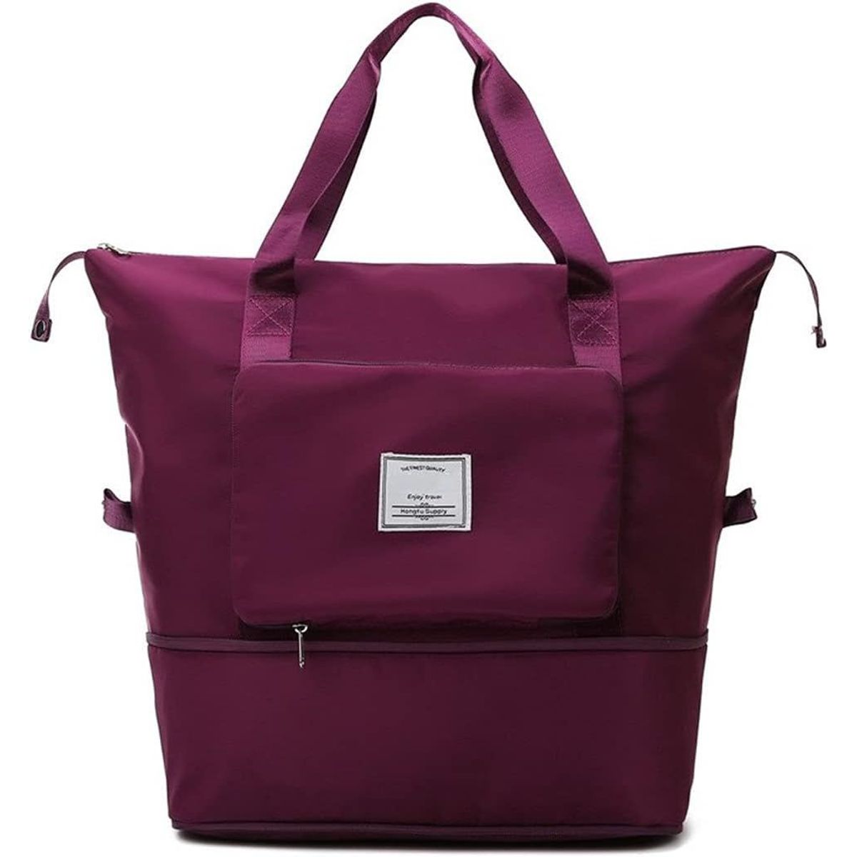 ONE PIXEL - Bolso De Mano Viajero Plegable Expandible Morado ONE PIXEL