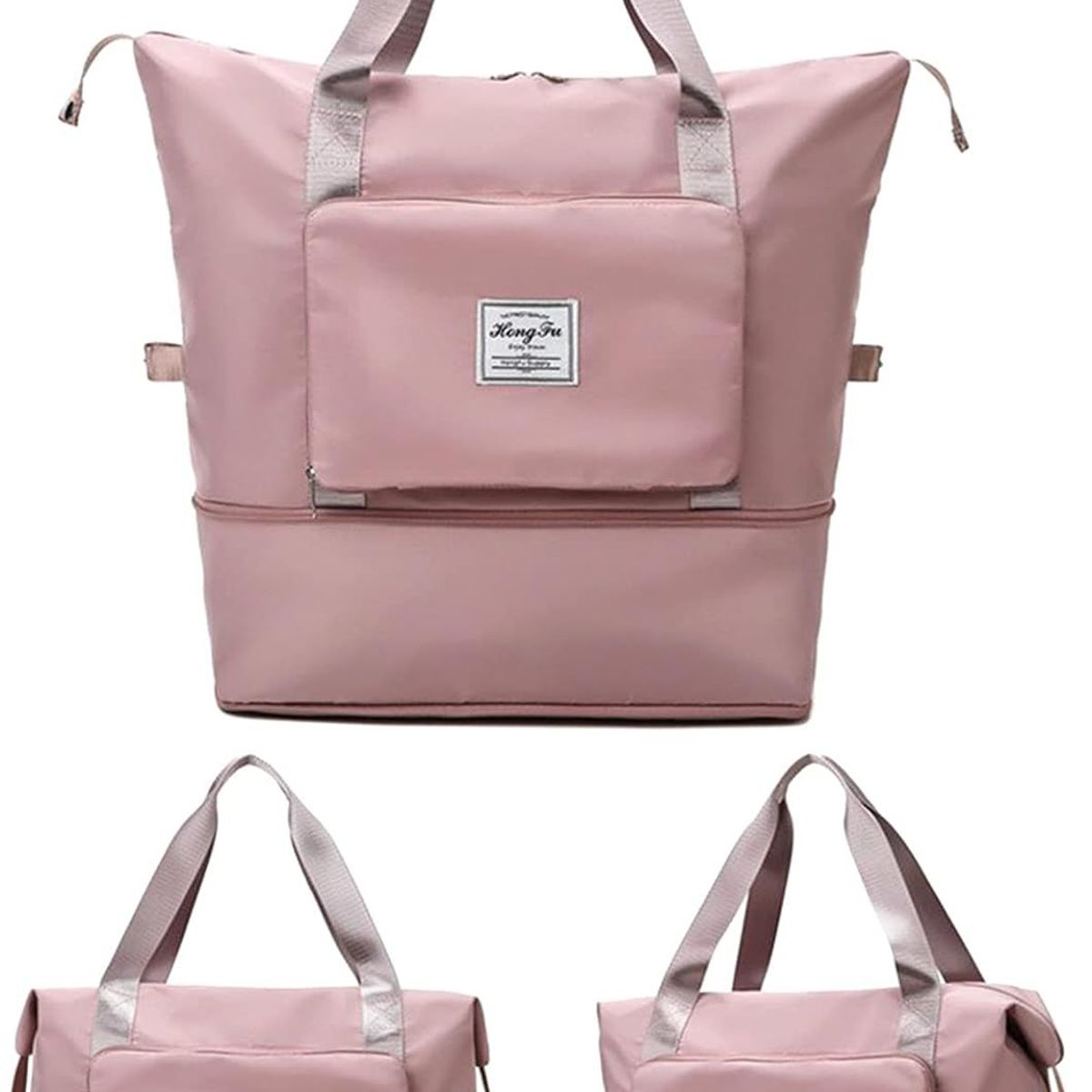 ONE PIXEL - Bolso De Mano Viajero Plegable Expandible Morado ONE PIXEL