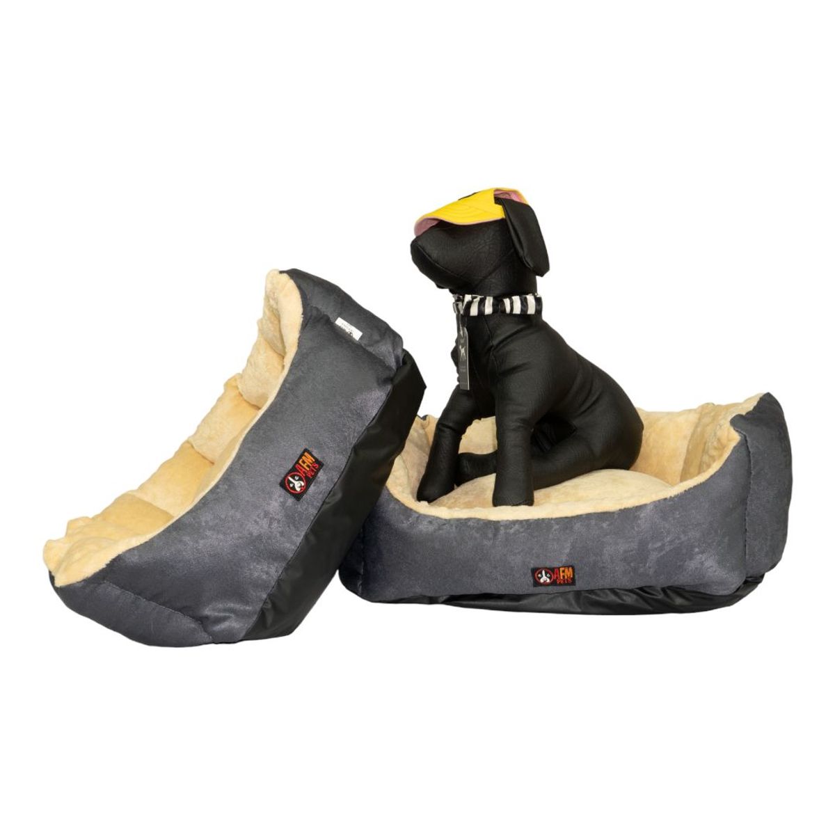 AFM - Cama Poligonal Gardenia Grande para mascotas Obsequio