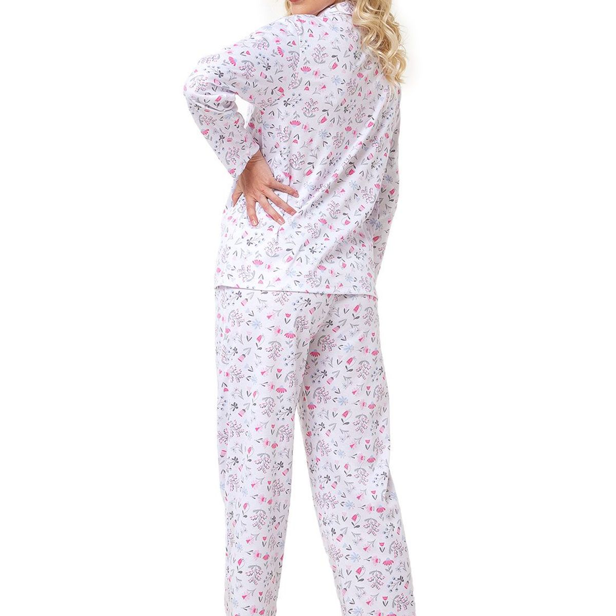 SANTANA - Pijama Mujer Lucia Gris Medio