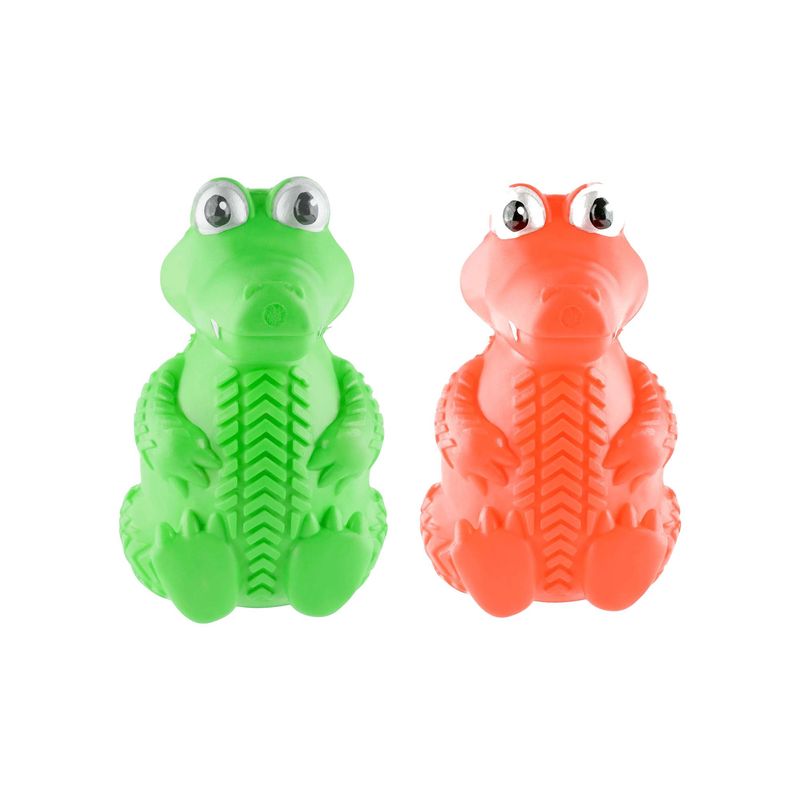 ENERGY PLUS - 2 Kong goma resistente perros Naranja Verde