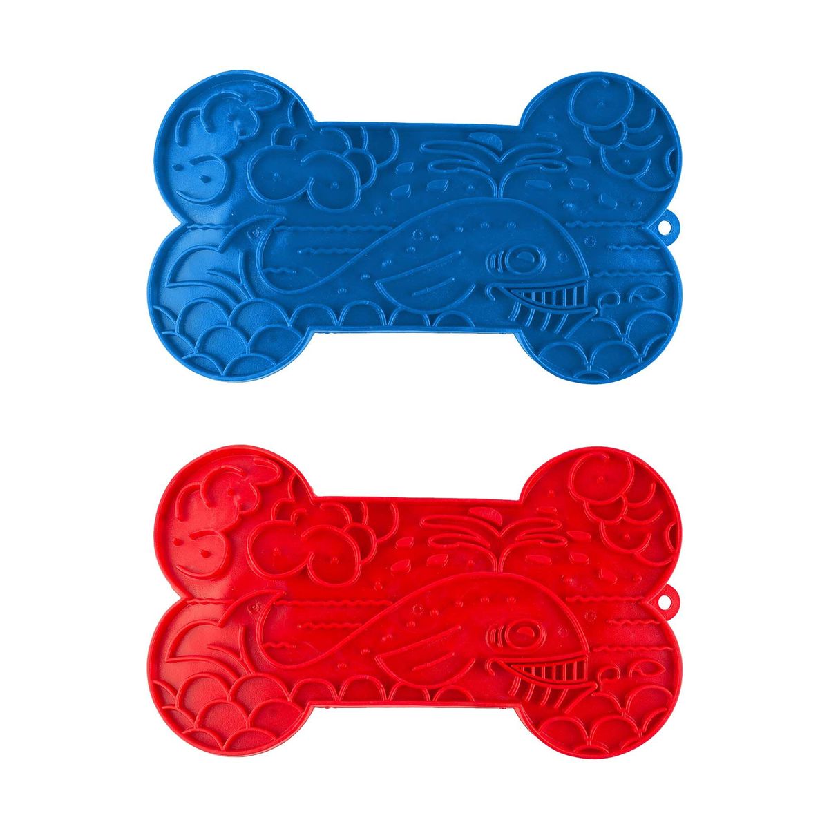 ENERGY PLUS - 2 Lamederos Perros: Atóxico, Azul Rojo