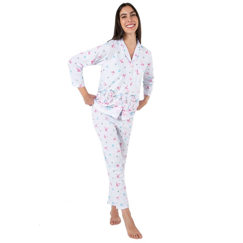 SANTANA - Pijama Mujer Lucia Azul Claro