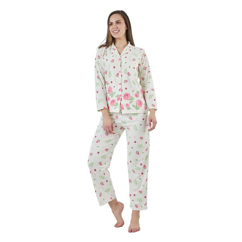 SANTANA - Pijama Mujer Lucia Verde Limón
