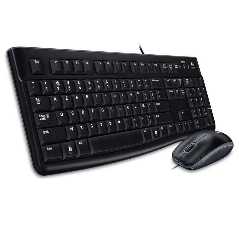 LOGITECH - Combo Teclado y Mouse Logitech USB MK120