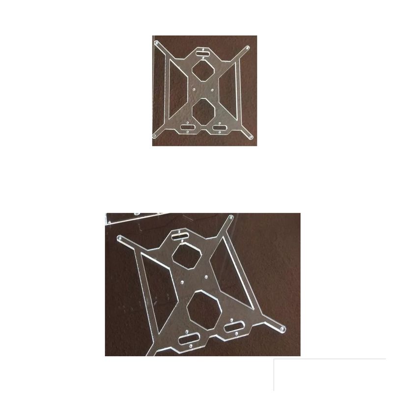GENERICO - Marco Estructura para Impresora 3d Prusa I3 Acrilico Transparente 5mm