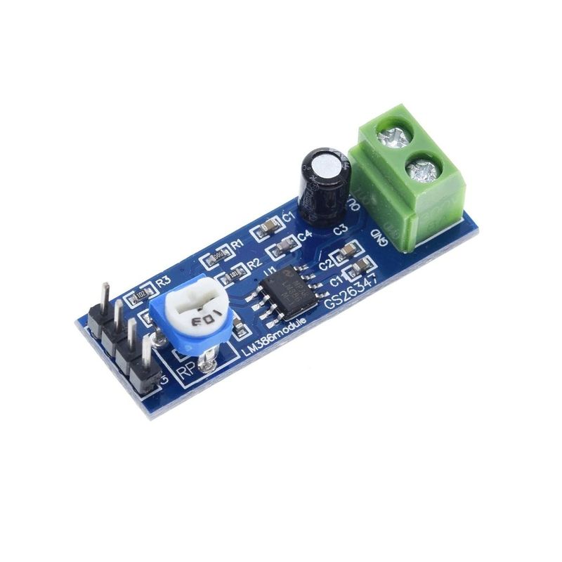 GENERICO - Modulo Amplificador Audio Mono LM386 5V 12V DC
