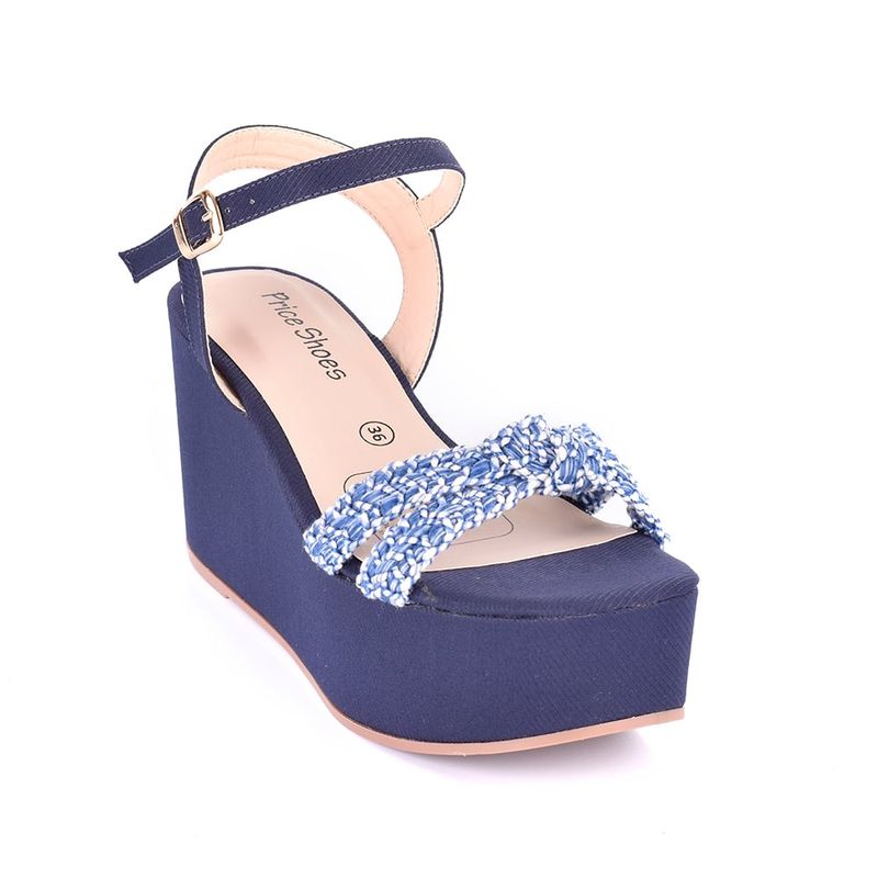 PRICE SHOES - Priceshoes Plataformas Para Dama 882VERONICAAZUL