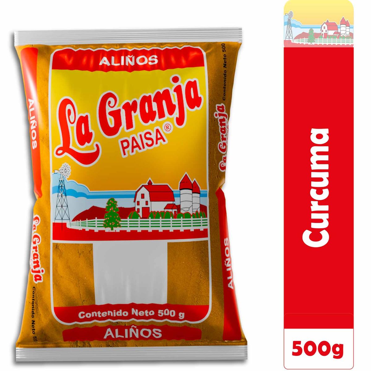 LA GRANJA PAISA - Cúrcuma en polvo pura 500g
