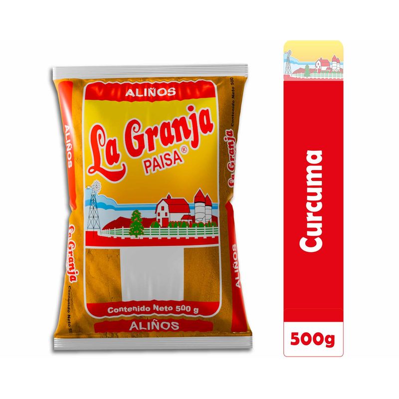 LA GRANJA PAISA - Cúrcuma en polvo pura 500g