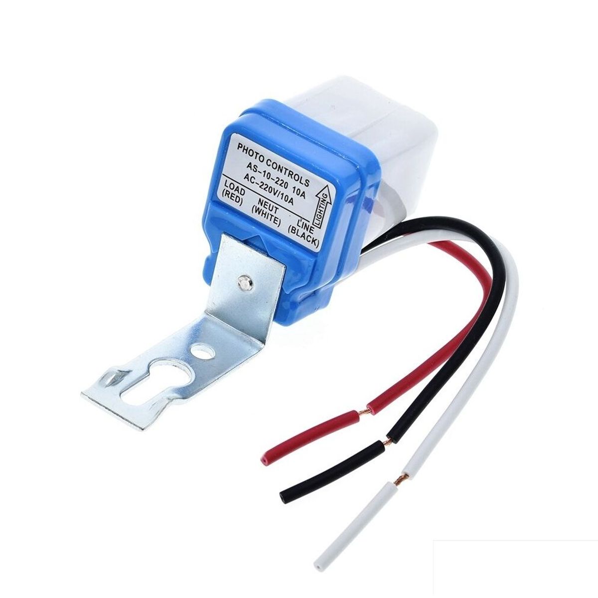GENERICO - Sensor Interruptor Exterior Automatico Iluminacion AS-10-220 110-220V 10A