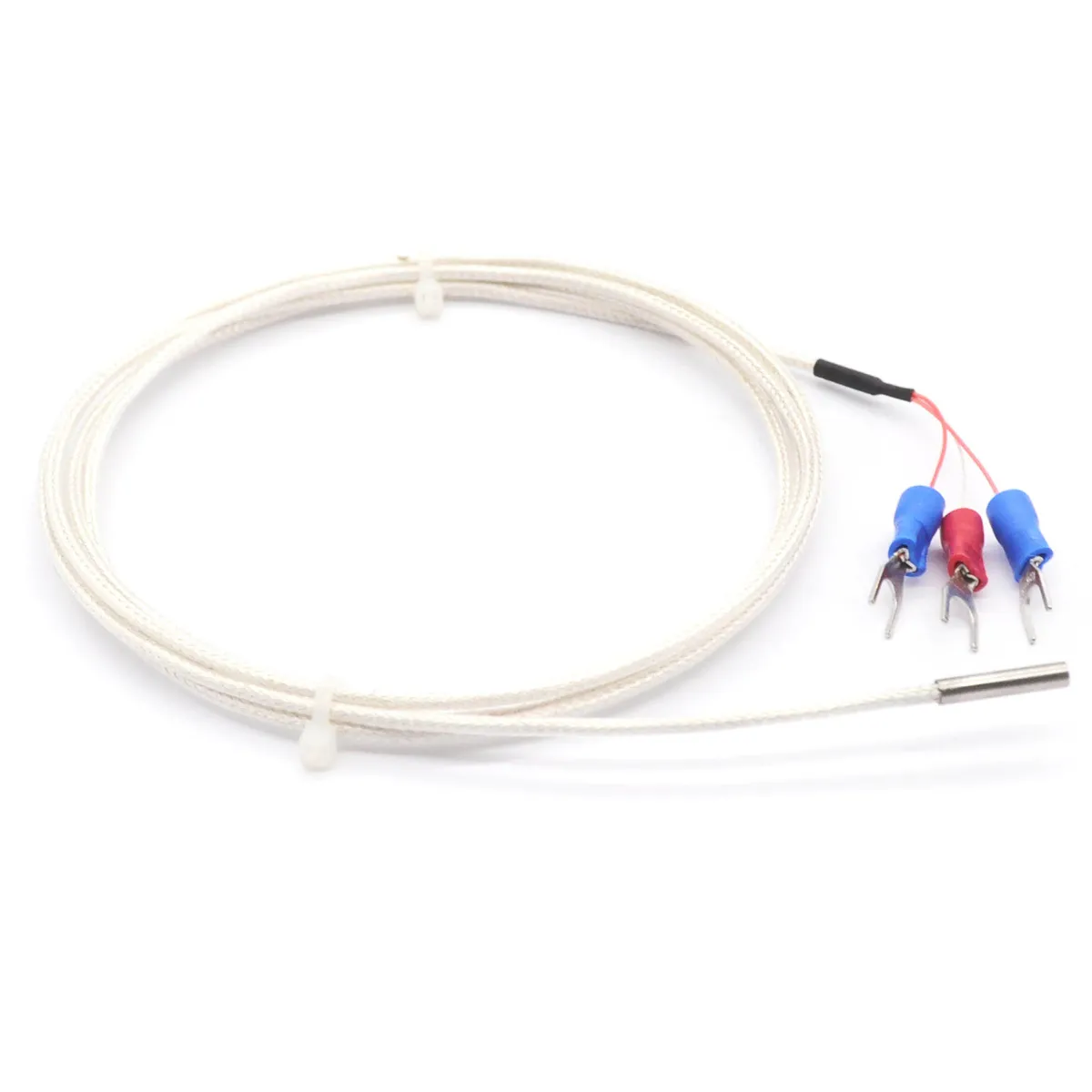 GENERICO - Sensor Temperatura Termocupla PT100 RTD 3 Hilos Wzp-035 -50~450C 2mt M4X30mm