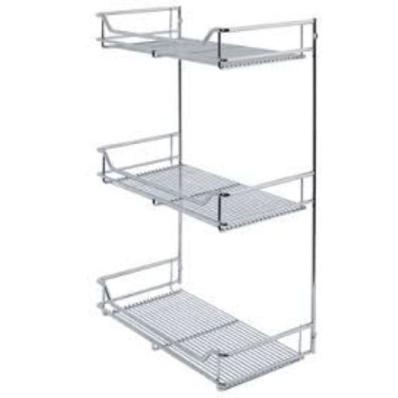 GENERICO - Organizador de baño en aluminio.