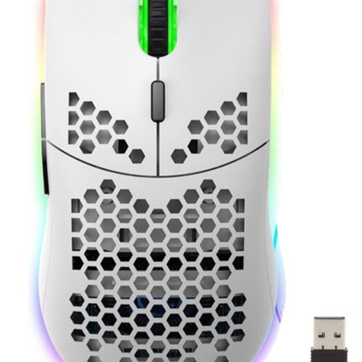 GENERICO - Mouse Gamer Inalámbrico K-Snake Bm600 Blanco