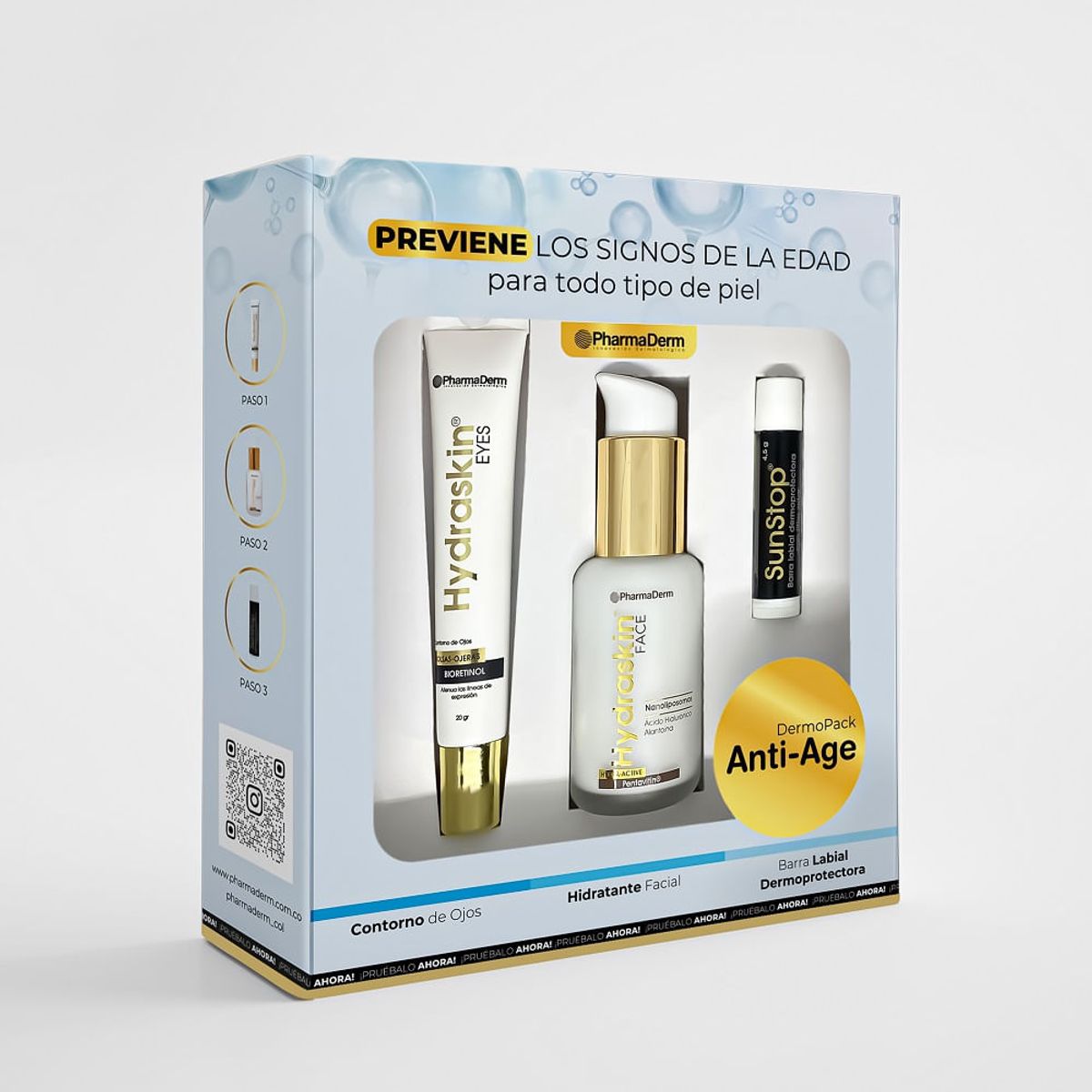 GENERICO - Kit Pharmaderm Antiage Hydraskin
