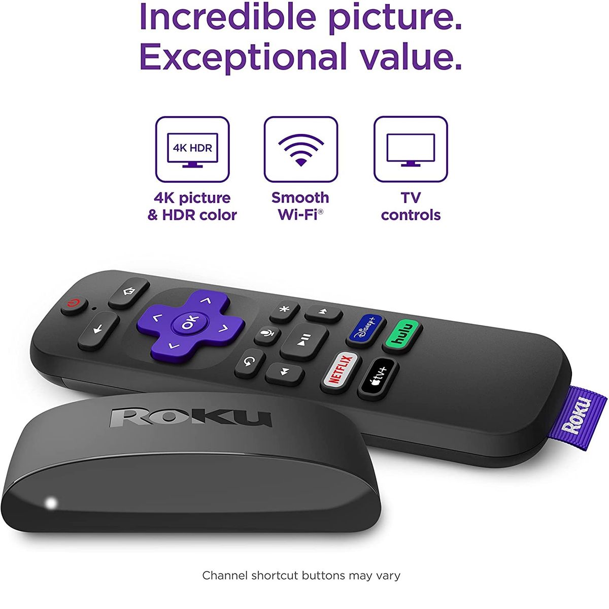 ROKU - Roku express 4k+ dispositivo control por voz