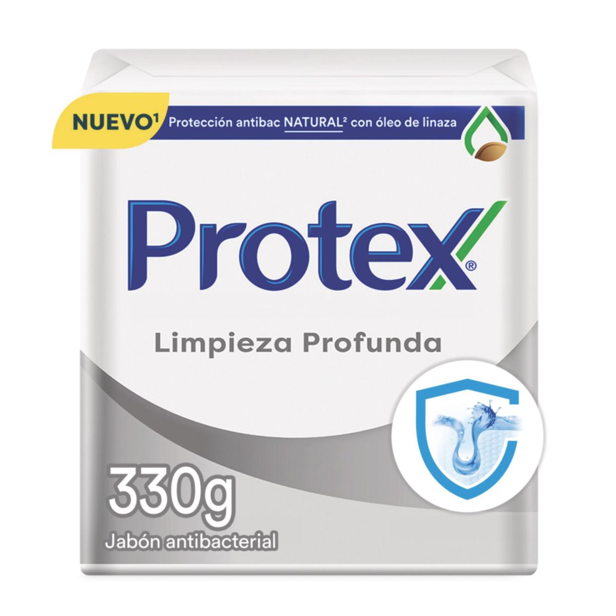 PROTEX - Jabón Antibacterial Protex Limpieza Profunda 110g x3und