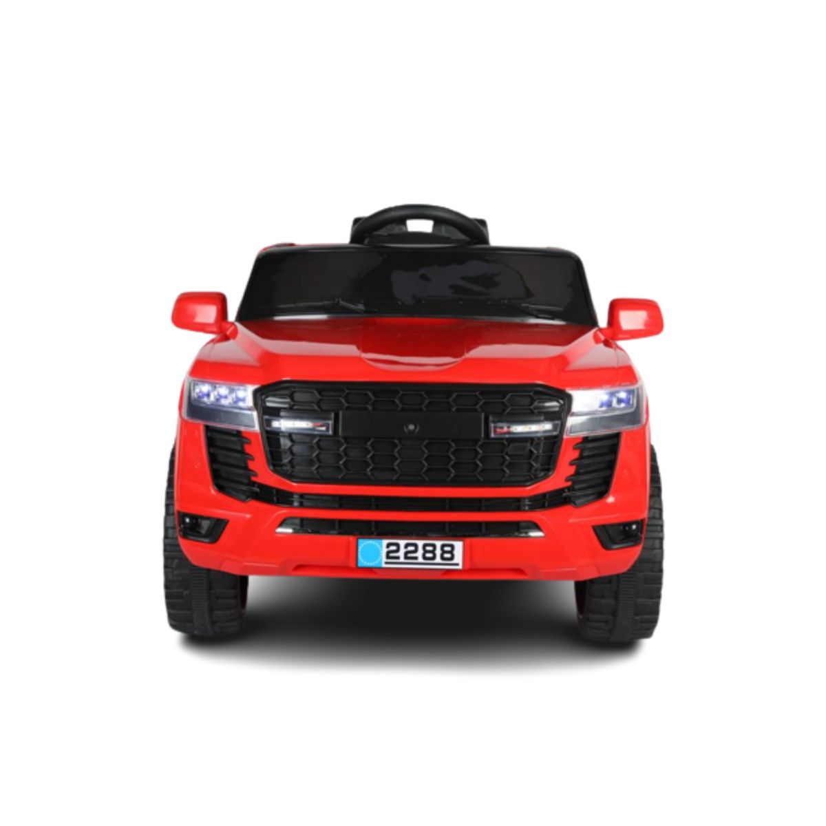 ROADMASTER - Camioneta Montable Electrica 2 puestos Toyota LC300 Rojo._.