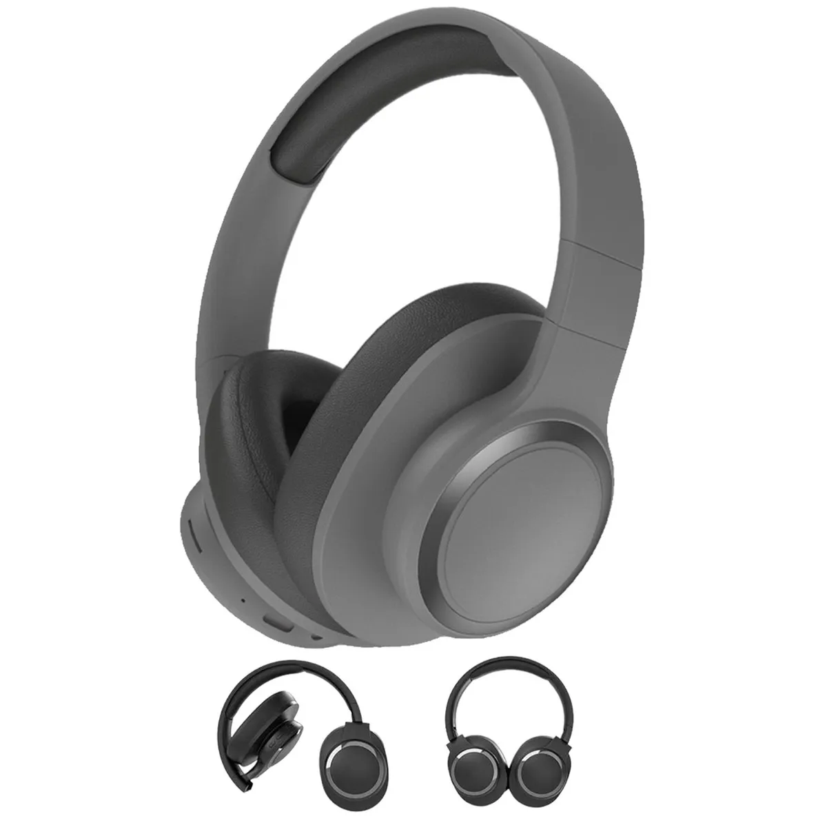 MULTIPLACE COLOMBIA - Audifonos diadema alta colores mate  bluetooth Negro