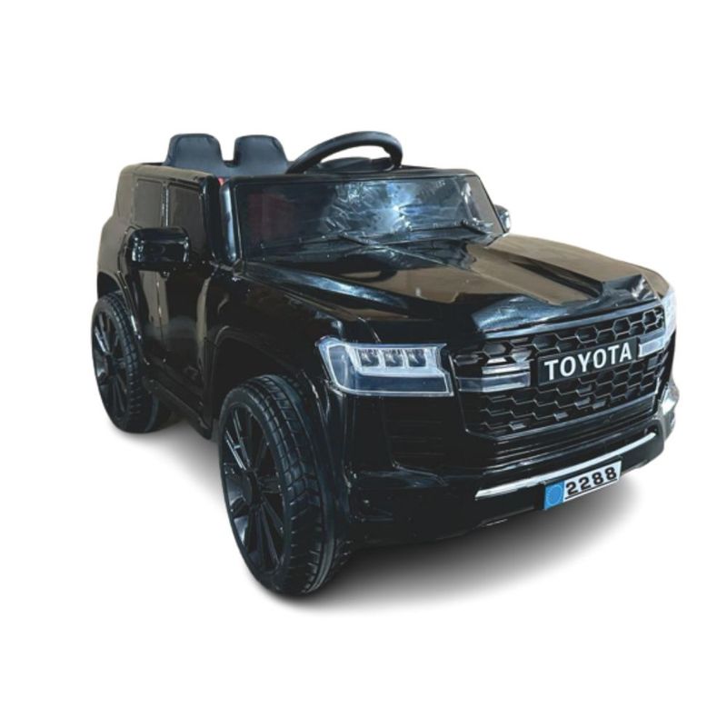 ROADMASTER - Camioneta Montable Electrica 2 puestos Toyota LC300 Negro._.