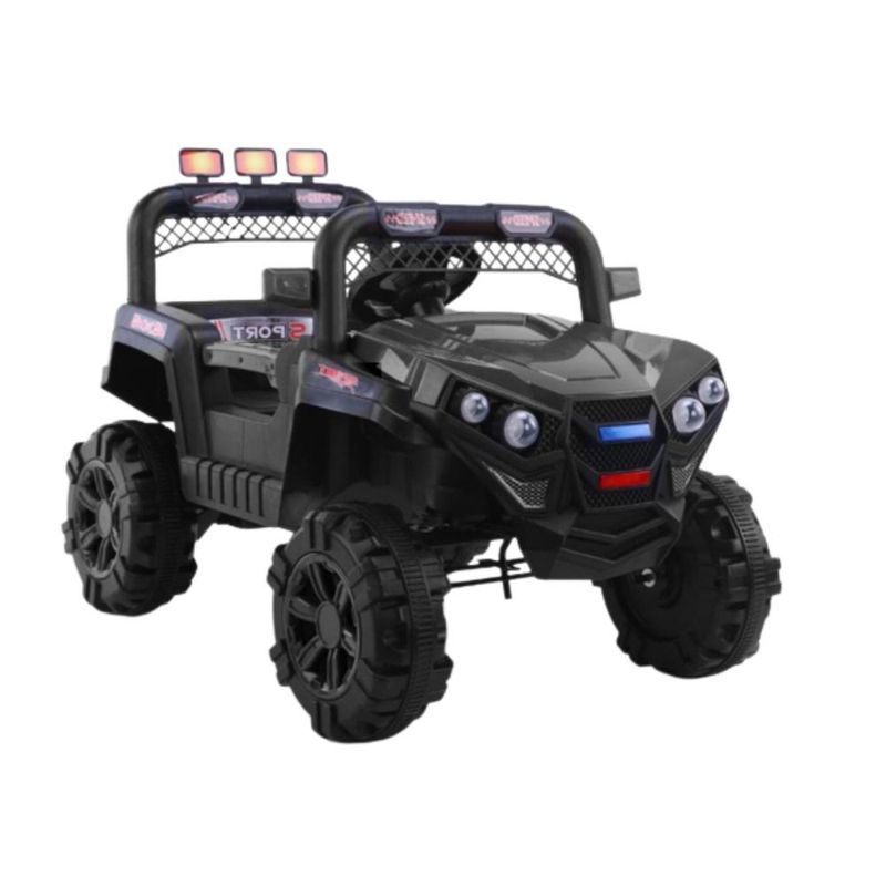 ROADMASTER - Camioneta Electrica Montable Jeep Campero Color Negro_.