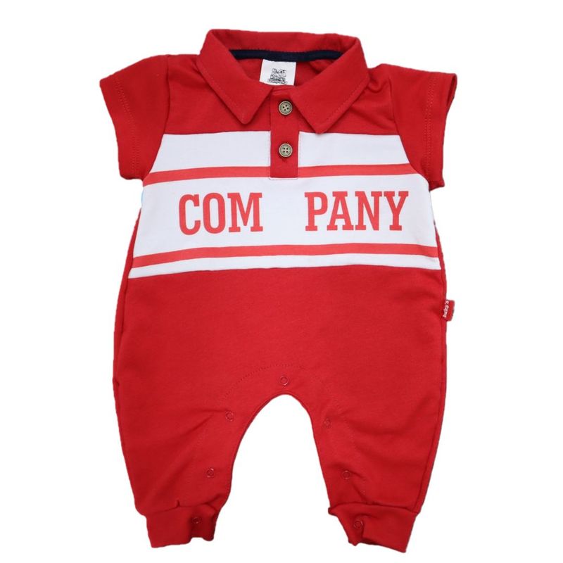 2 1 BABYS COMPANY - Mameluco Premium Súper Cómodo Rojo. Tallas 3 meses a 18 meses