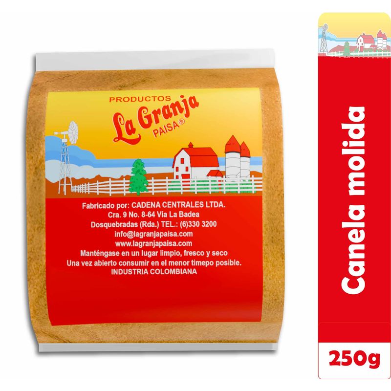 LA GRANJA PAISA - Canela Molida La Granja Paisa 250g