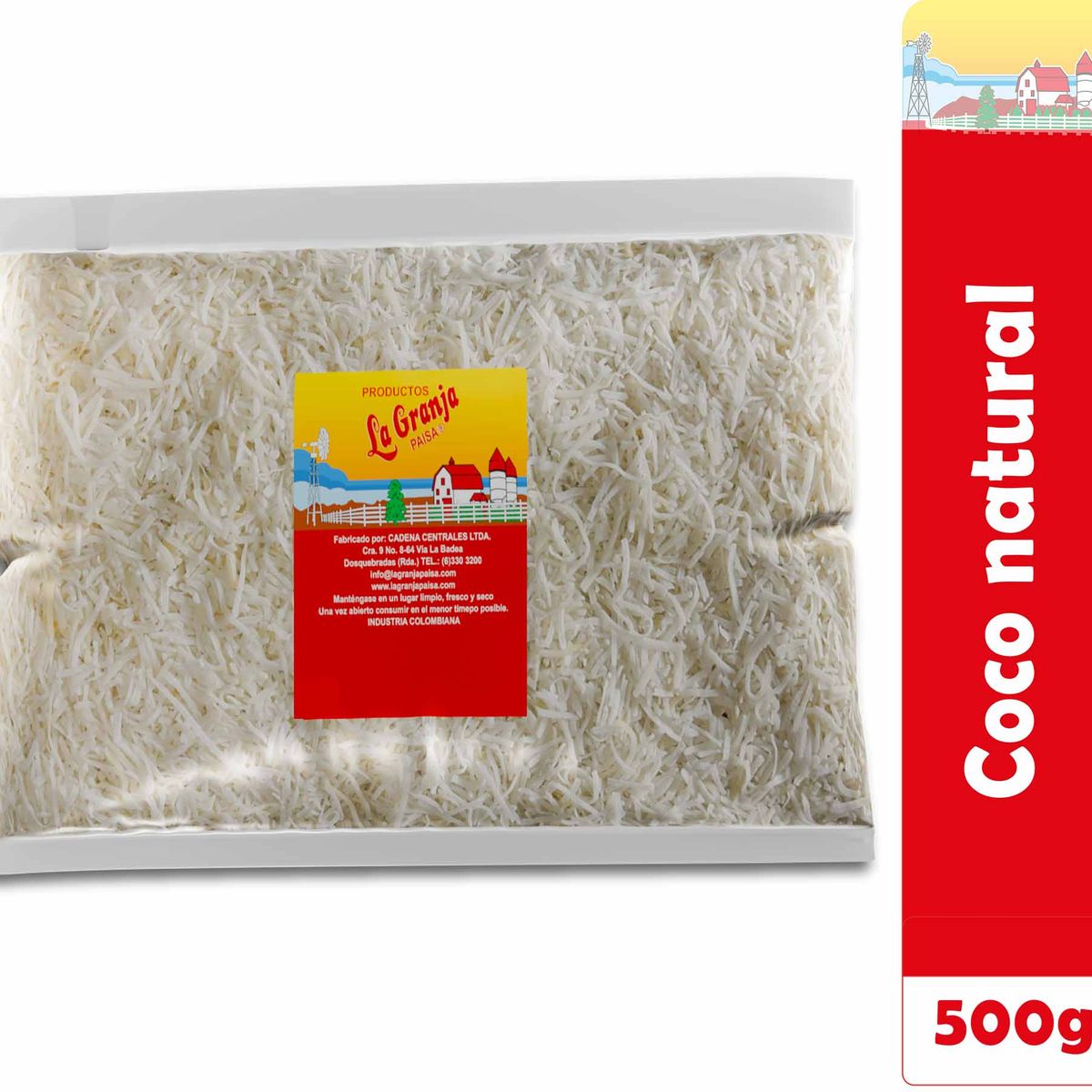 LA GRANJA PAISA - Coco Deshidratado Natural 500g