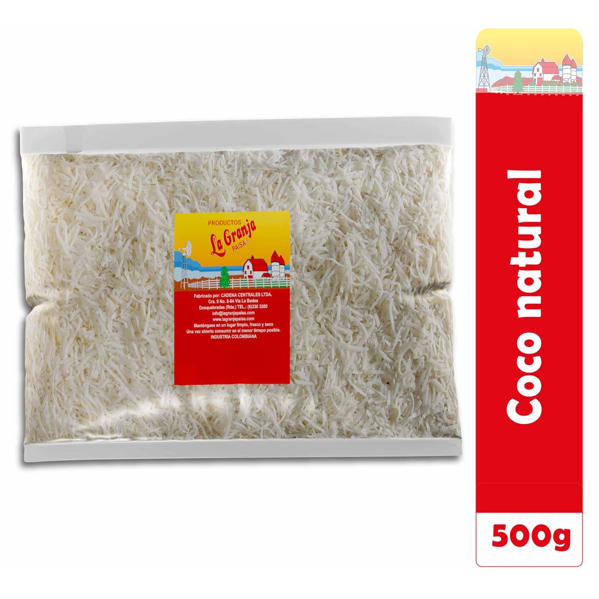 LA GRANJA PAISA - Coco Deshidratado Natural 500g