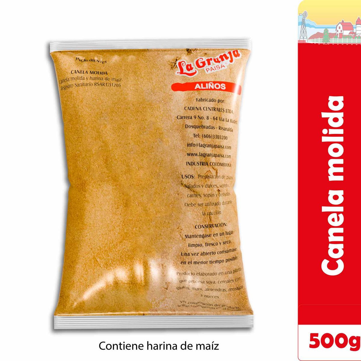 LA GRANJA PAISA - Canela Molida La Granja Paisa 500g