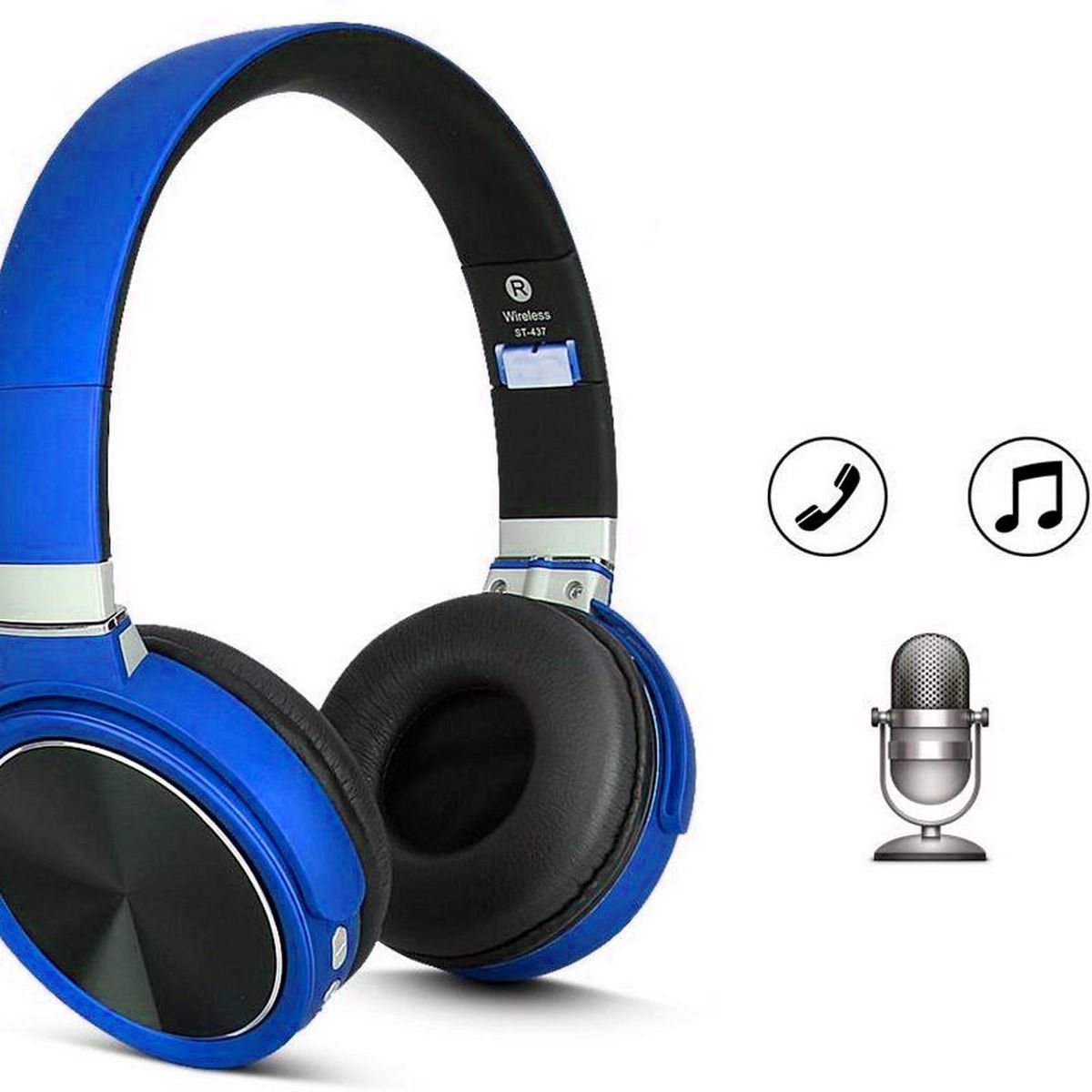 DAYOSHOP - Audifonos Diadema Inalámbrico St-437 Recargable Bluetooh