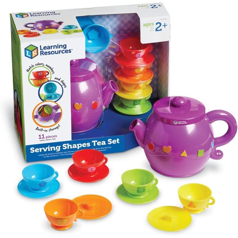 LEARNING RESOURCES - Juego De Te Formas Y Colores Clasificación Niños Niñas
