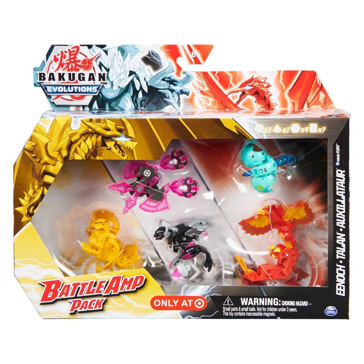 BAKUGAN - Bakugan Paquete De Amplificadores De Batalla Evolutions