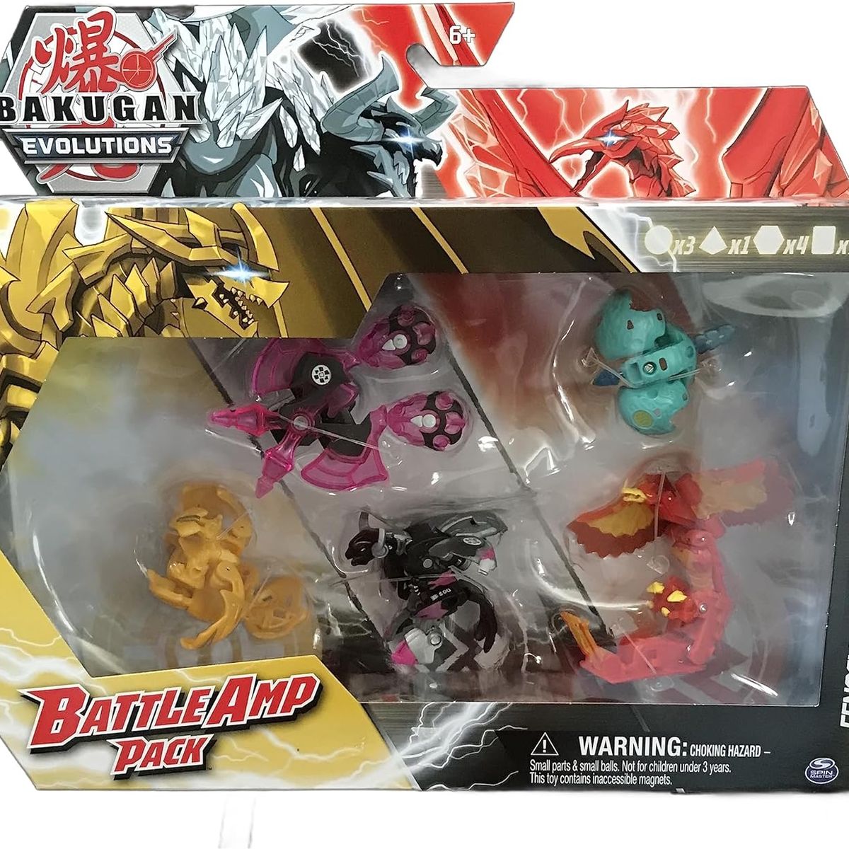 BAKUGAN - Bakugan Paquete De Amplificadores De Batalla Evolutions