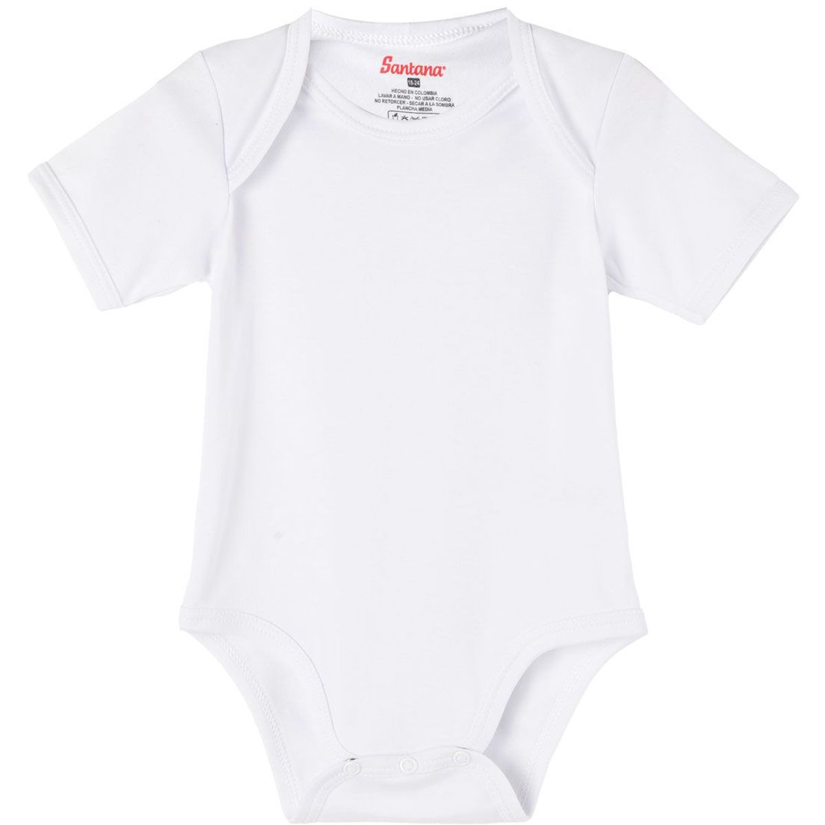 SANTANA - Body Bebé Manga Corta Santana Blanco
