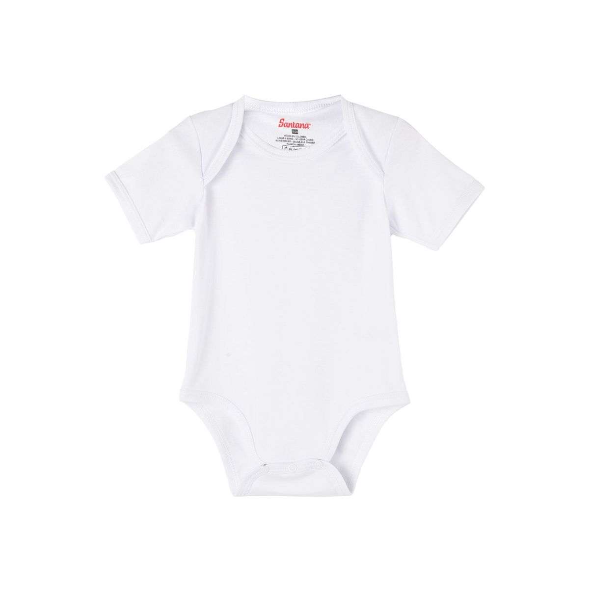 SANTANA - Body Bebé Manga Corta Santana Blanco