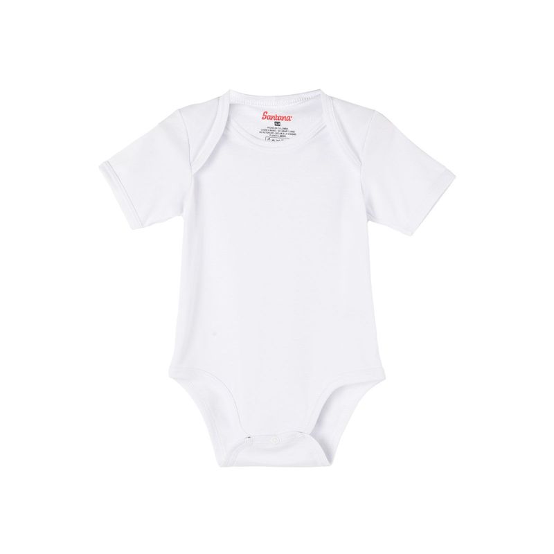 SANTANA - Body Bebé Manga Corta Santana Blanco
