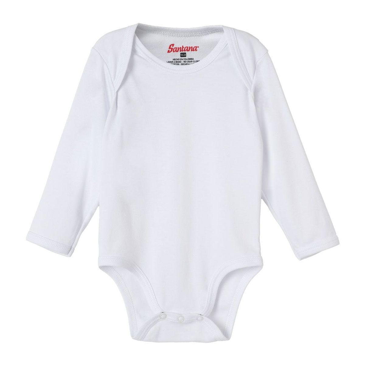 SANTANA - Body Bebé Manga Larga Santana Blanco