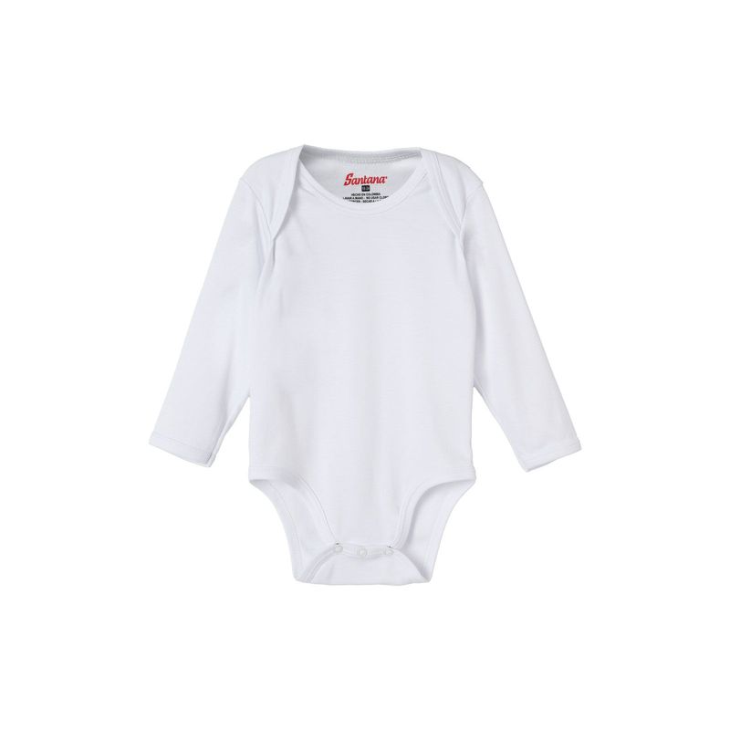 SANTANA - Body Bebé Manga Larga Santana Blanco
