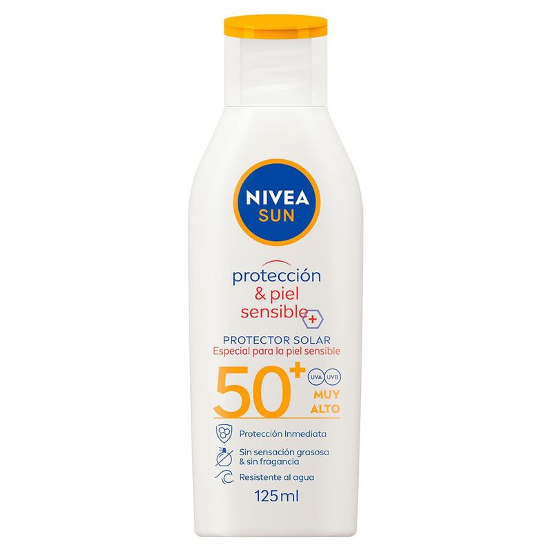 NIVEA - Nivea Sun Sensitive Protect FPS 60 125ml Protector Solar