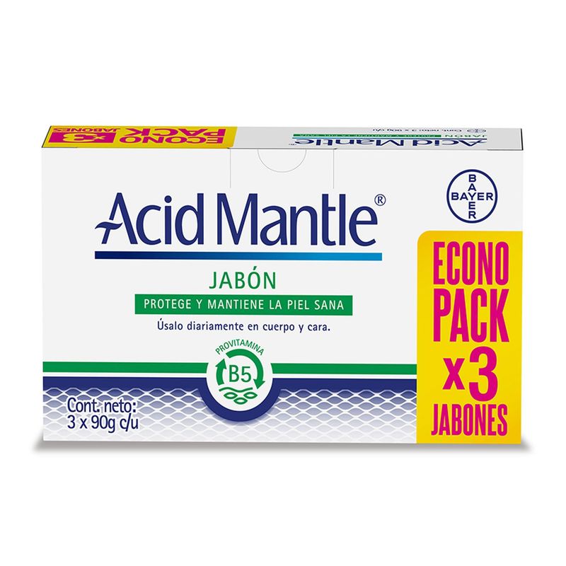 ACID MANTLE - Tripack Acid Mantle Soap X 90gr Co