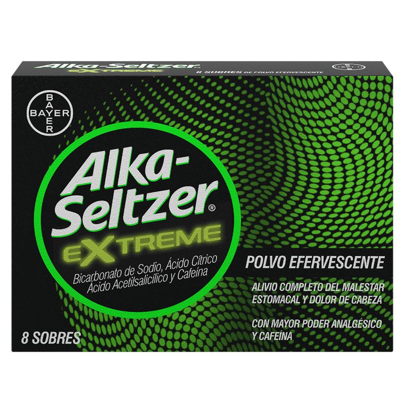 BAYER - ALKA SELTZER EXTREME X 8 SOB.---