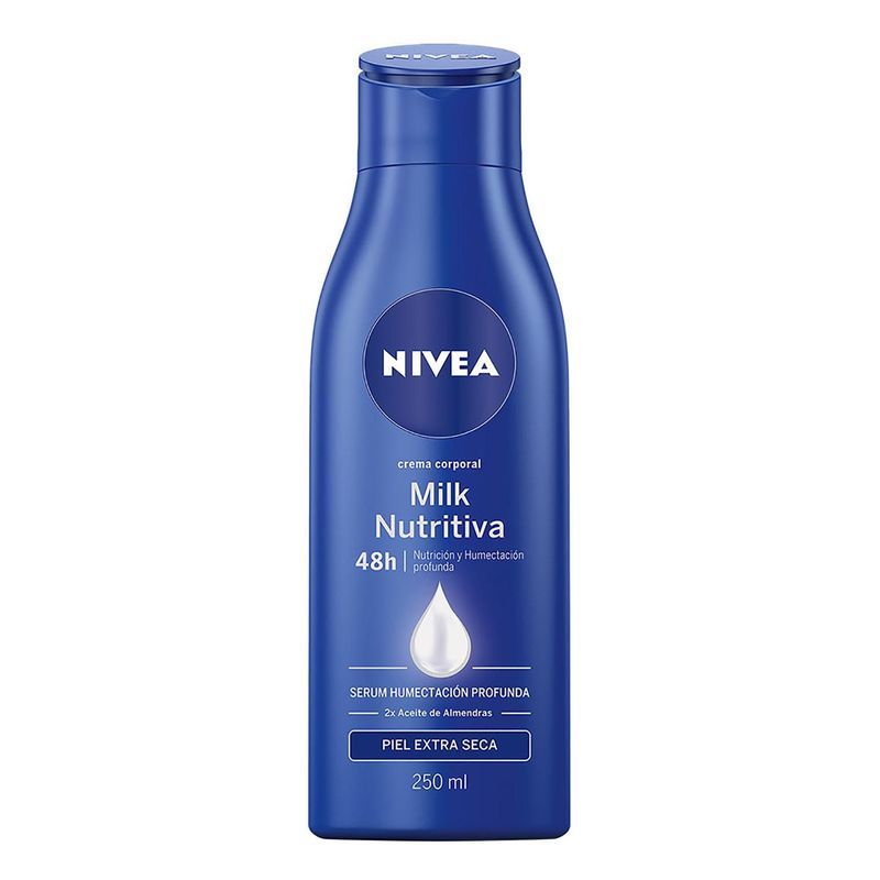 NIVEA - Nivea Crema Corporal Milk Nutritiva 250 Ml
