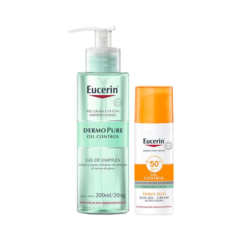 EUCERIN - Eucerin Toque Seco x50ml+Dermopure oil control x200ml