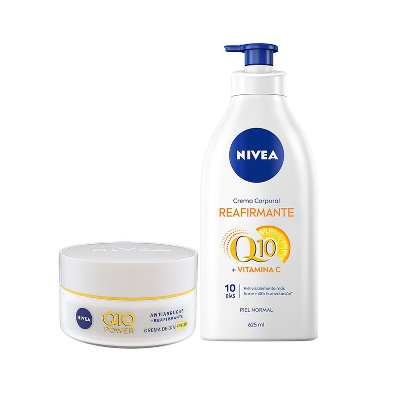 NIVEA - COMBO NIVEA Q10 BODY 1000ml + Q10 ANTI EDAD DIA