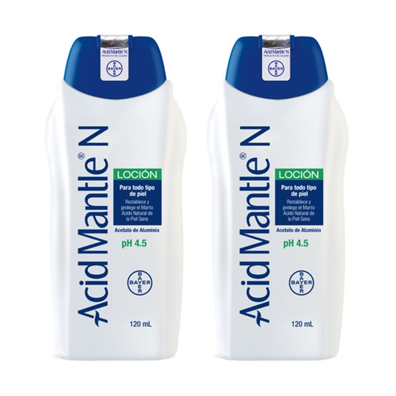 BAYER - Acid Mantle Locion X120ml X2 UNIDA