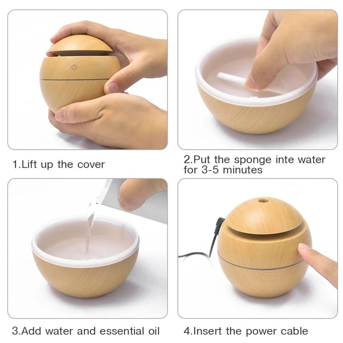 GENERICO - Humidificador Difusor Aromaterapia