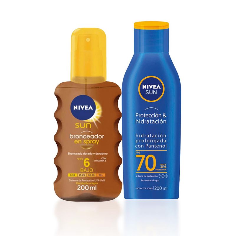 NIVEA - PROTECCIÓN SOLAR NIVEA BLOQUEADOR + BRONCEADOR SPRAY